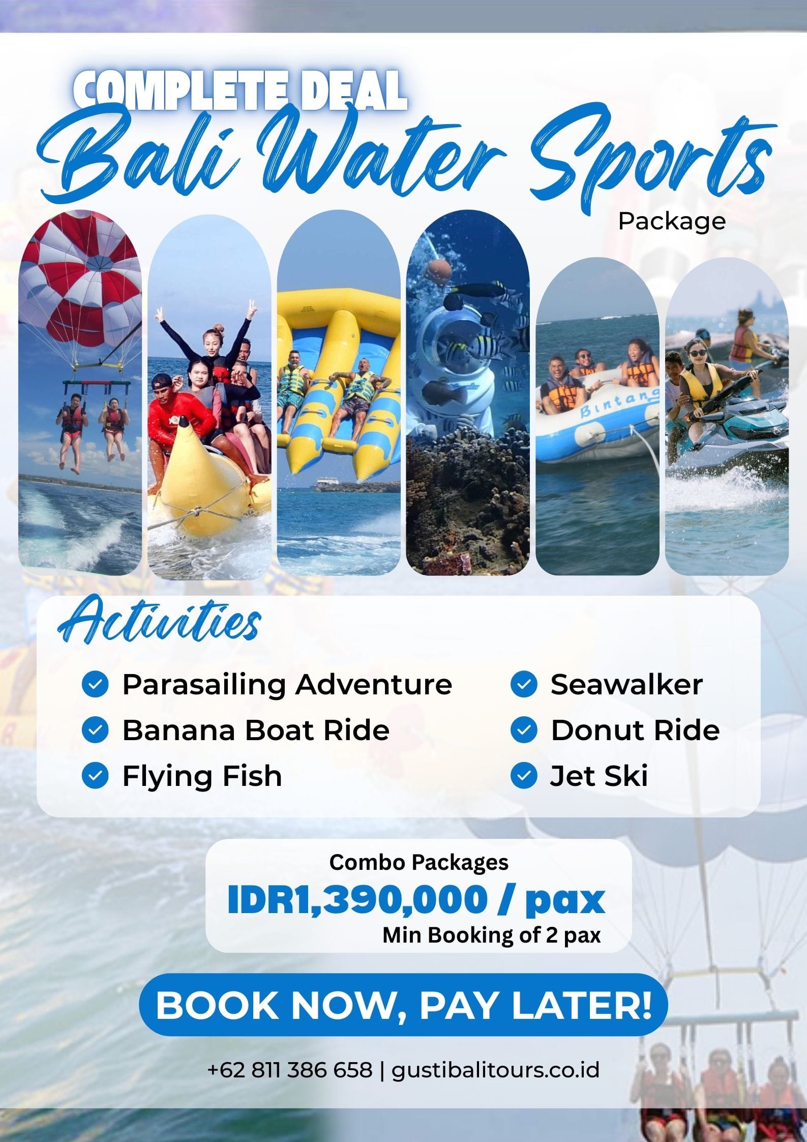 Bali Water Sport Complete Deal Package