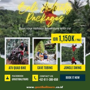 Bali Activity Package 15 ATV_Cave_Tubing_Jungle_Swing_Bali