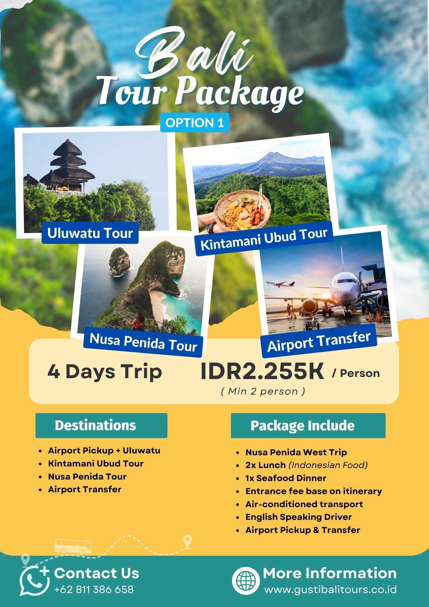 Bali Vacation 4 Days Package