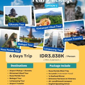 Bali Tour Package 2 Bali Vacation 6 Days Package