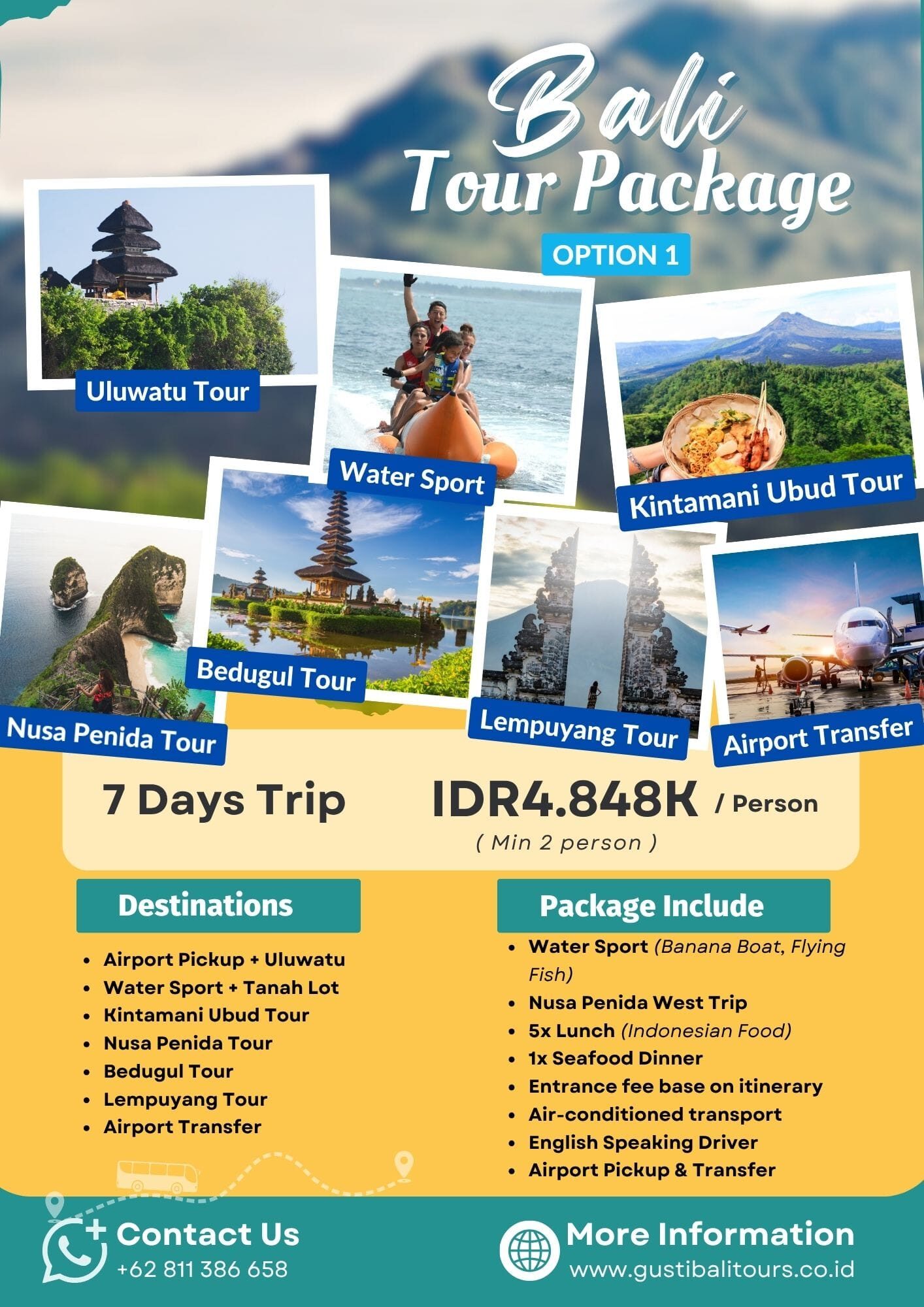 Bali Vacation 7 Days Package
