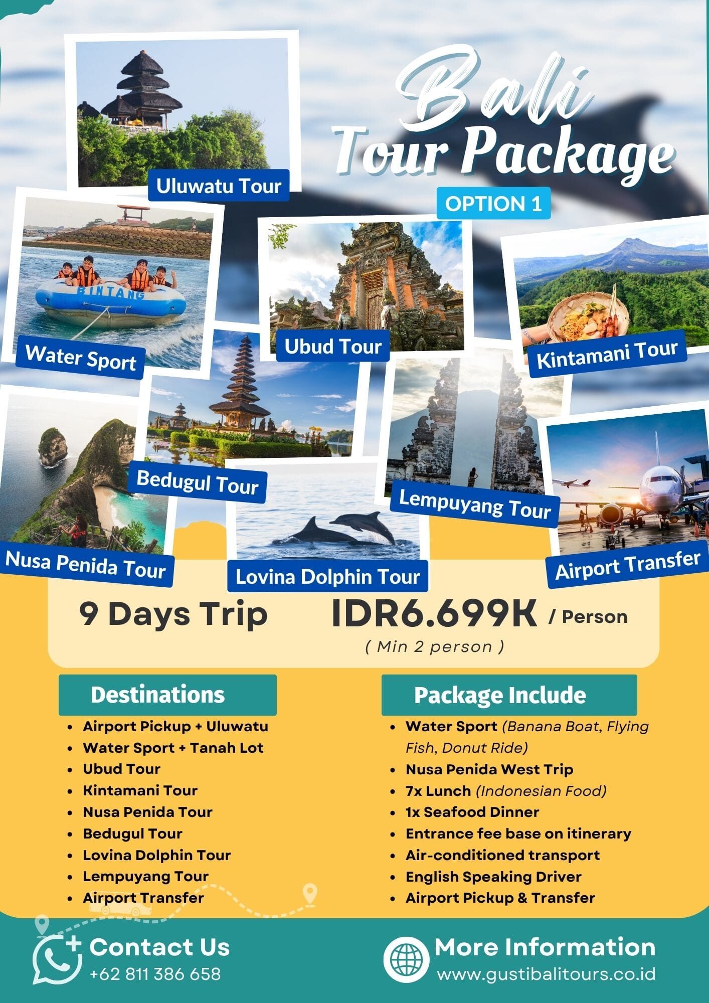 Bali Vacation 9 Days Package