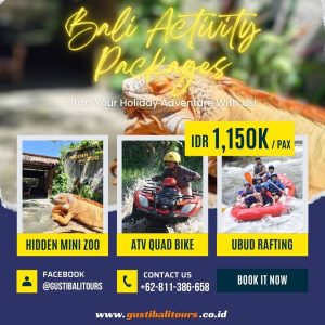Bali Activity Package 28 Hidden_Mini_Zoo_ATV_Ubud_Rafting_Bali